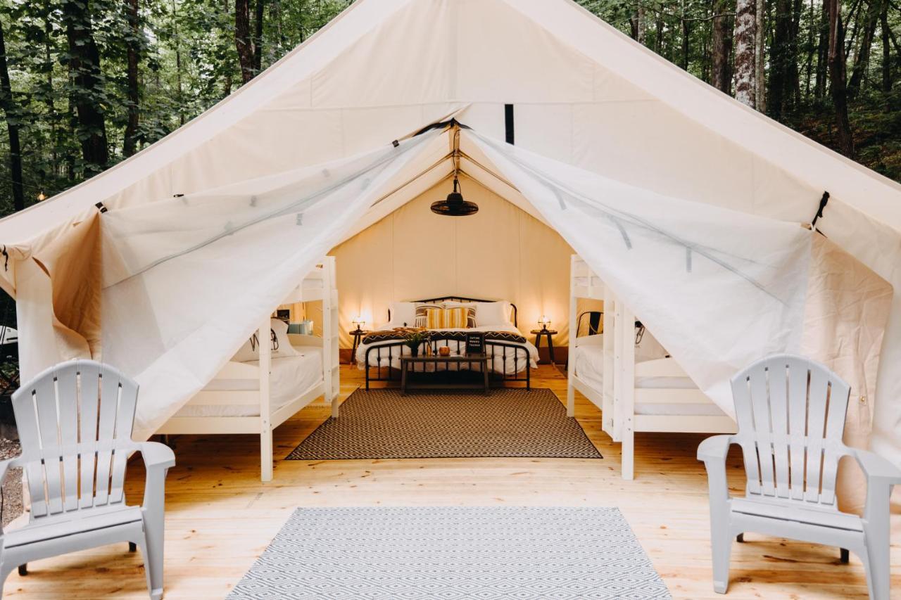Timberline Glamping At Unicoi State Park Luxury tent