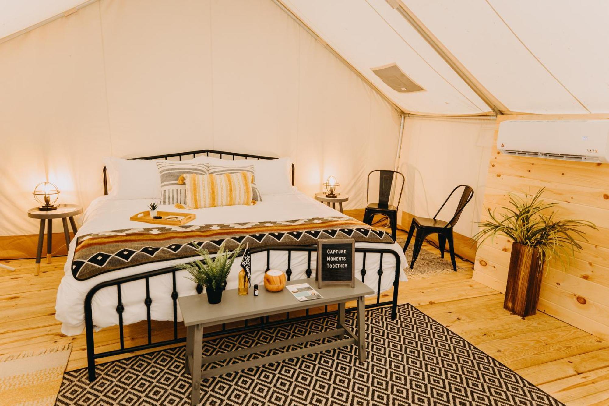 Timberline Glamping At Unicoi State Park Luxury tent *
